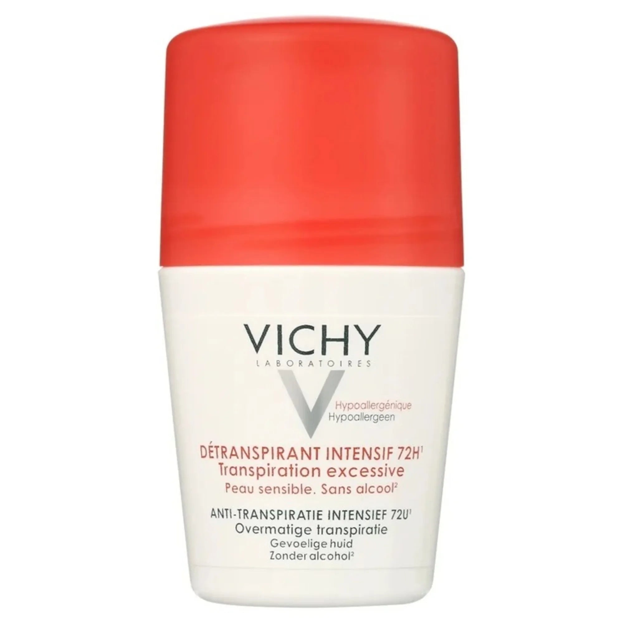 Vichy 72H Bille Stress Resist Deo Roll 50 ml (Red) to get rid of perspirant